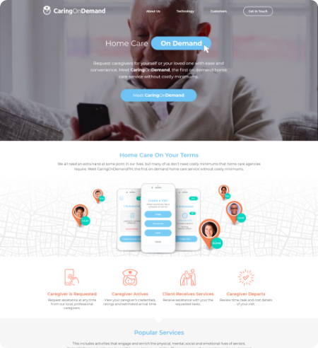 slide for CaringOnDemand project